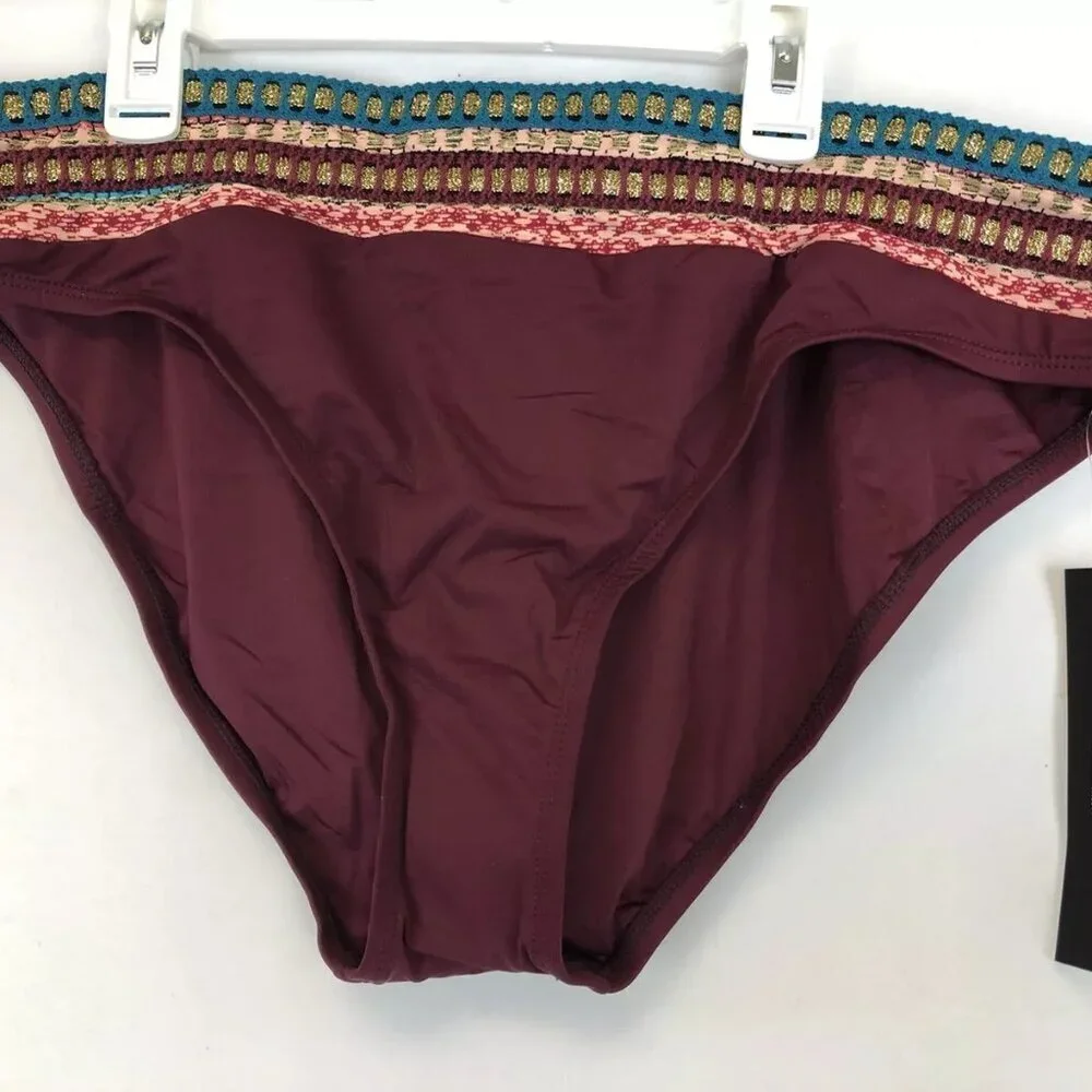 La Blanca Stitch Hipster Womens Bikini Bottom Size 16
